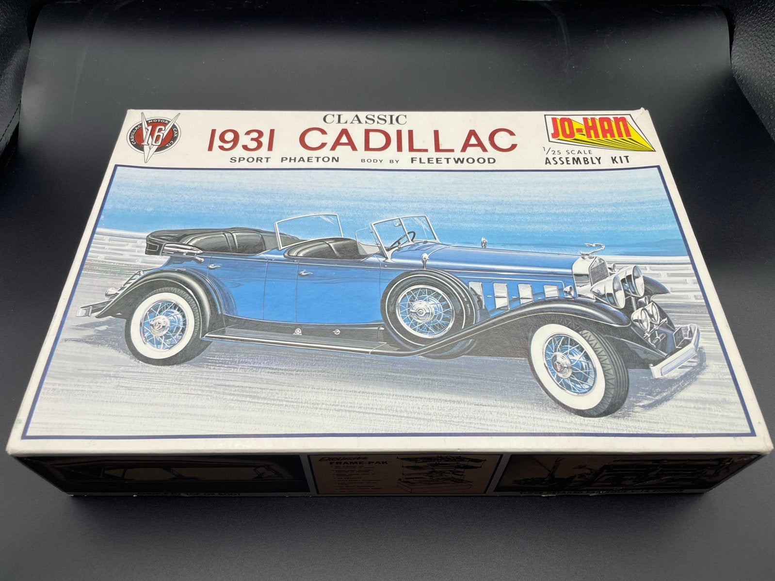 Jo-Han 1931 Cadillac Sport Phaeton Modelbouwkit - Nieuw, Hobby en Vrije tijd, Overige merken, Auto, Groter dan 1:32, Ophalen of Verzenden