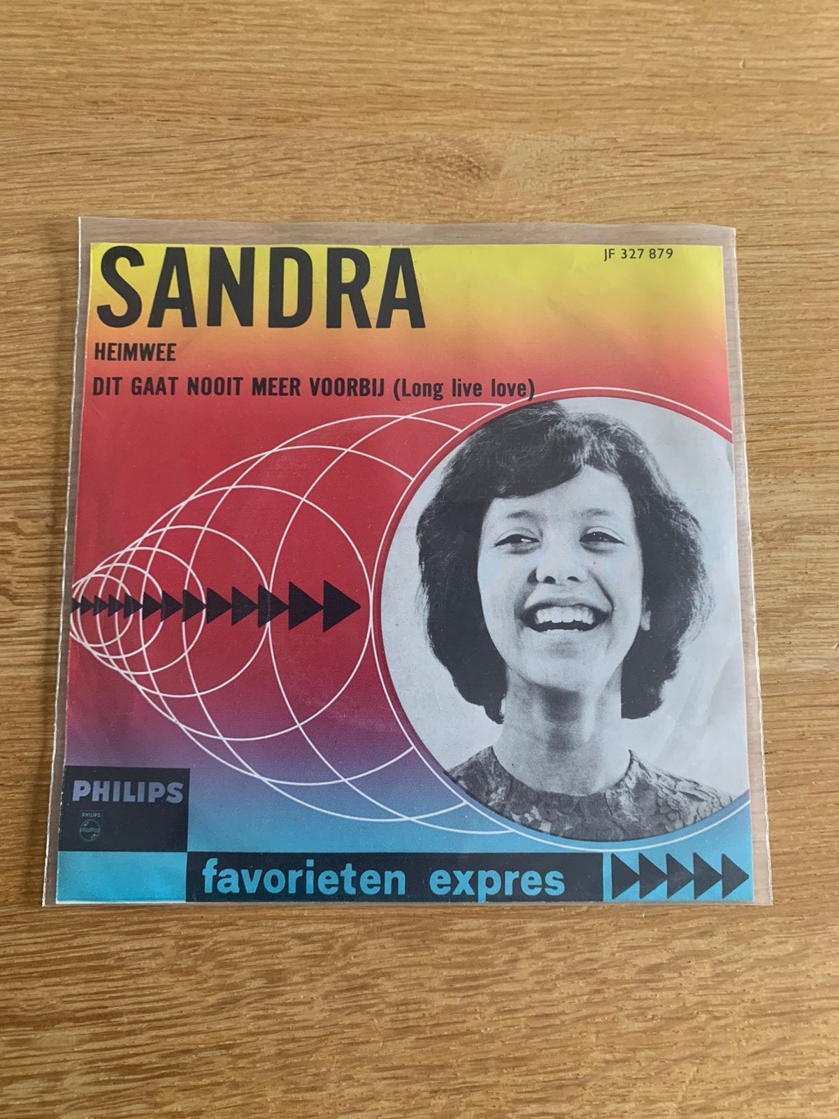 Favorieten expres Sandra Heimwee originele piraten topper!, Cd's en Dvd's, Vinyl | Nederlandstalig, Verzenden, 7 inch, Fotohoes