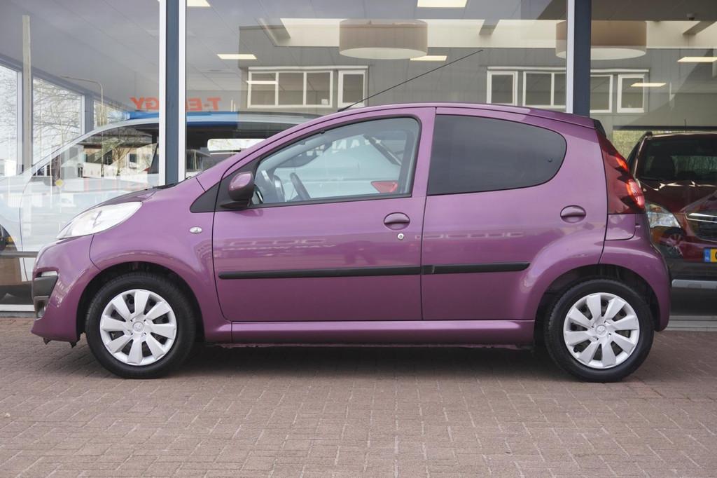 Peugeot 107 1.0 Envy | 5deurs | Airco | Elek. pakket | Deale, Auto's, Peugeot, Euro 5, Stof, Gebruikt, Zwart