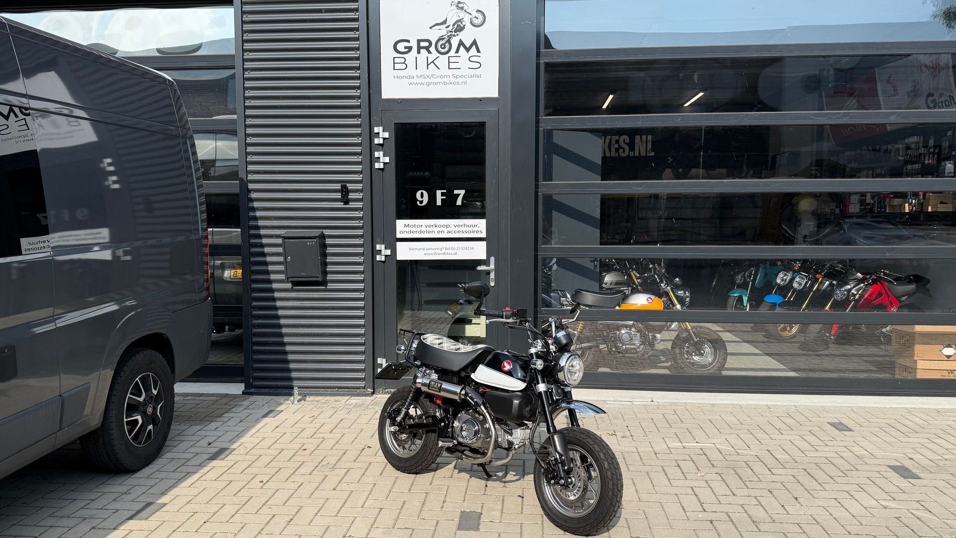 HONDA MONKEY Z125MA (bj 2018) 8,500 km YOSHIMURA & MEER, HONDA, Bedrijf, Onbekend, 125 cc