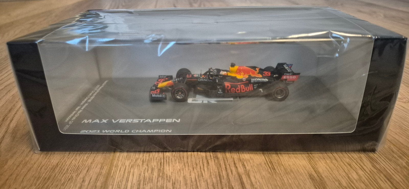 Max Verstappen 2021 Wereldkampioen F1 Modelauto, Ophalen of Verzenden, Nieuw, Auto, Overige merken