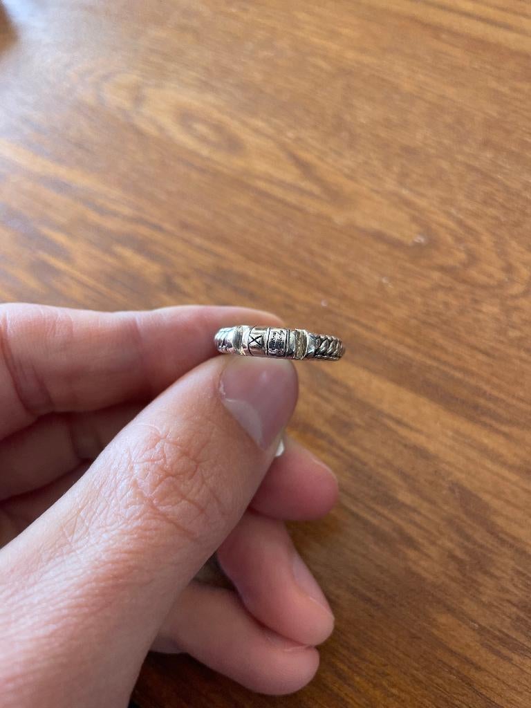 Buddha to Buddha Ring Barbara 613-17 Zilver – Als Nieuw, Buddha to Buddha, Ophalen of Verzenden, Zo goed als nieuw, 17 tot 18