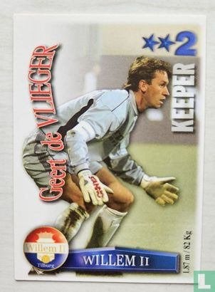 Spelerskaart Willem II - Geert de Vlieger 2003, Verzamelen, Ophalen of Verzenden, Zo goed als nieuw, Willem II, Spelerskaart