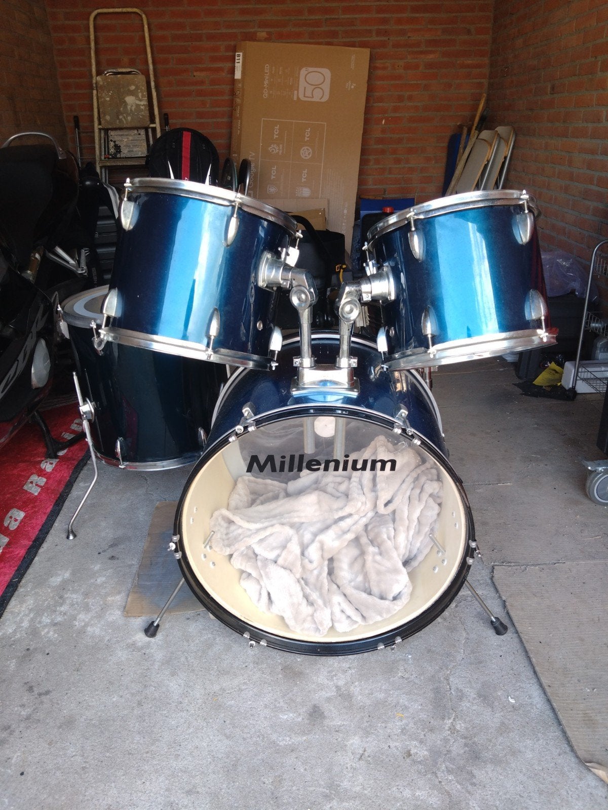 drumstel  Millenium, Muziek en Instrumenten, Ophalen, Pearl