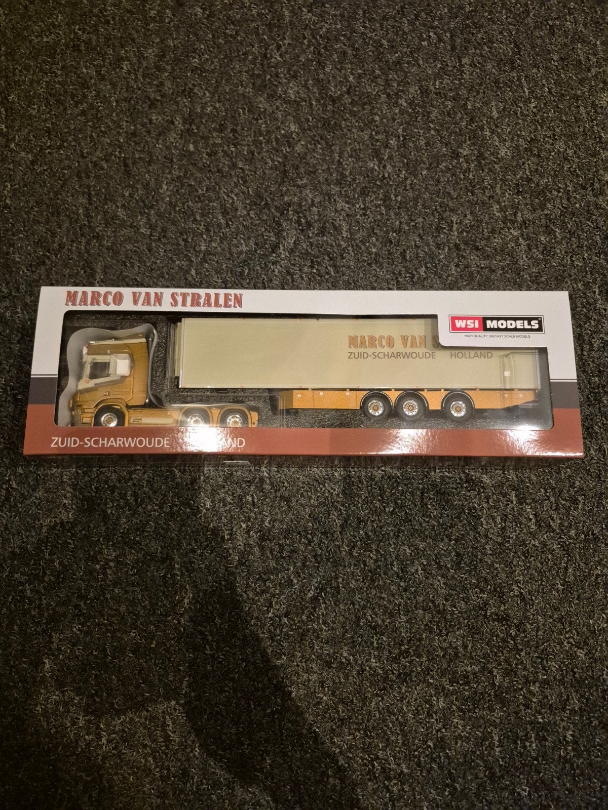 Wsi Marco van Stralen Scania Nieuw!, Hobby en Vrije tijd, Modelauto's | 1:50, Ophalen of Verzenden, Nieuw, Bus of Vrachtwagen