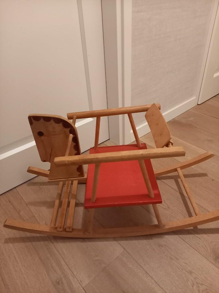 Vintage hobbelpaard in goede staat, Ophalen, Gebruikt