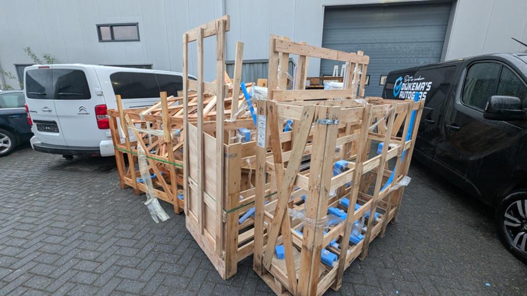 Partij hout gratis, Doe-het-zelf en Verbouw, Kratten en Dozen, Gebruikt, 100 cm of meer, 60 cm of meer, Ophalen of Verzenden