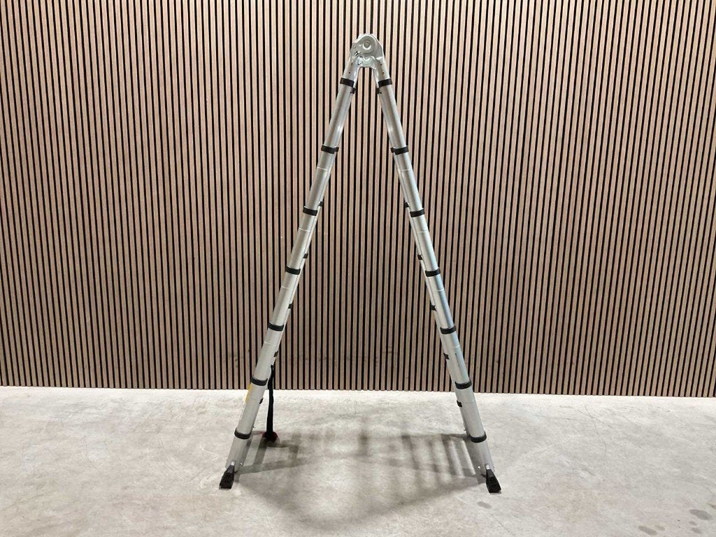 Elite Vario 2x2,2 m dubbele telescoopladder nieuw in doos ‼️, Doe-het-zelf en Verbouw, Ophalen, Nieuw, Ladder, Opvouwbaar of Inschuifbaar
