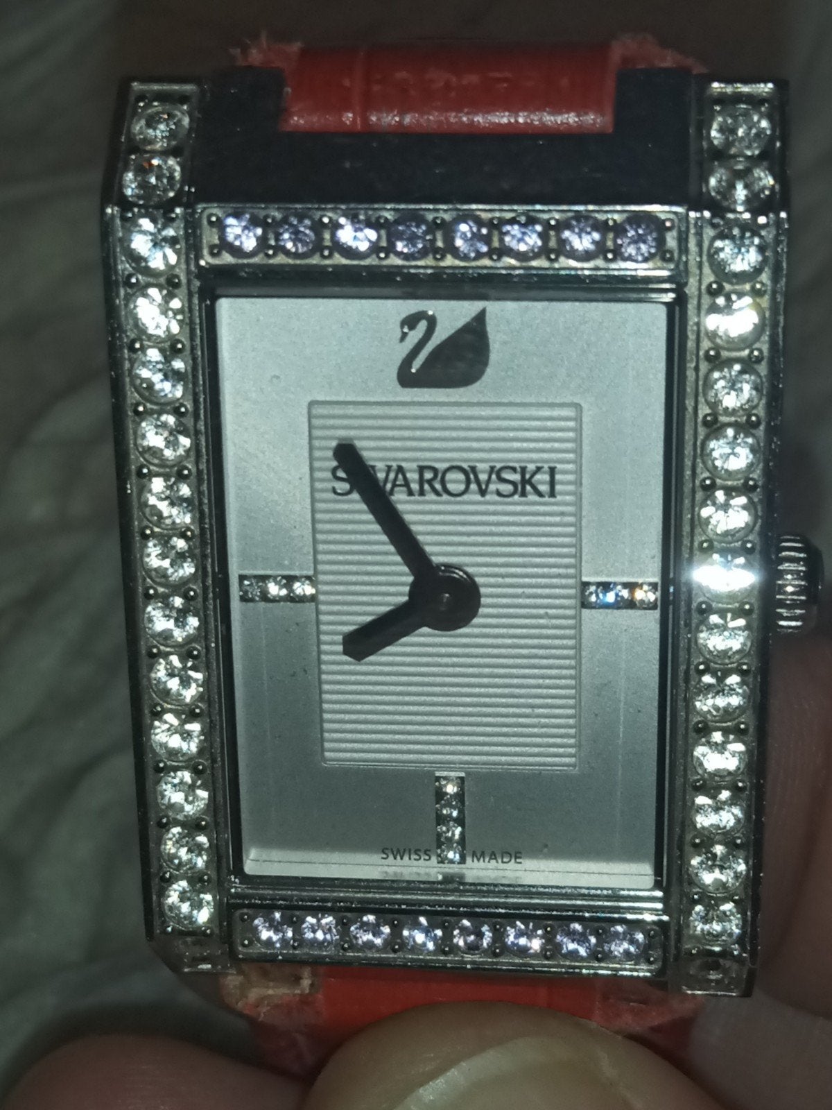 Swarovski horloge met diamanten - Particuliere verkoop, Verzenden, Gebruikt