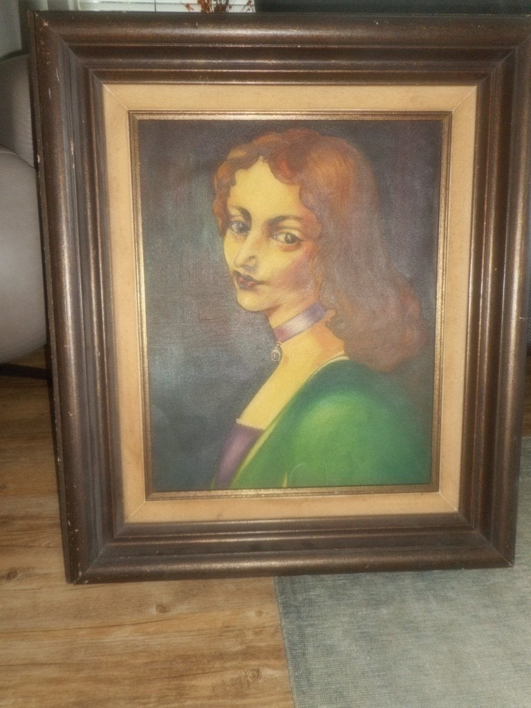 schilderij, Antiek en Kunst, Kunst | Schilderijen | Klassiek, Ophalen, Klassiek, Olieverf, Portret of Personen