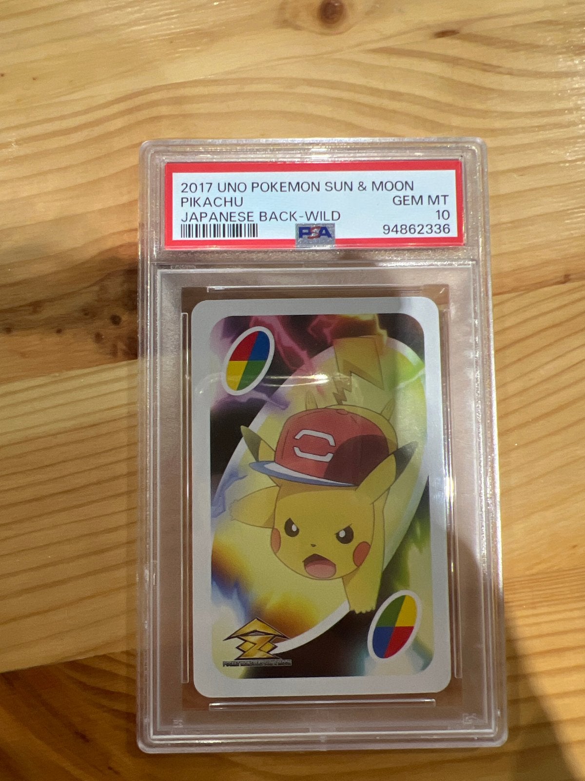 2017 Pokemon Sun & Moon Pikachu PSA 10 GEM MT, Ophalen of Verzenden, Nieuw, Losse kaart