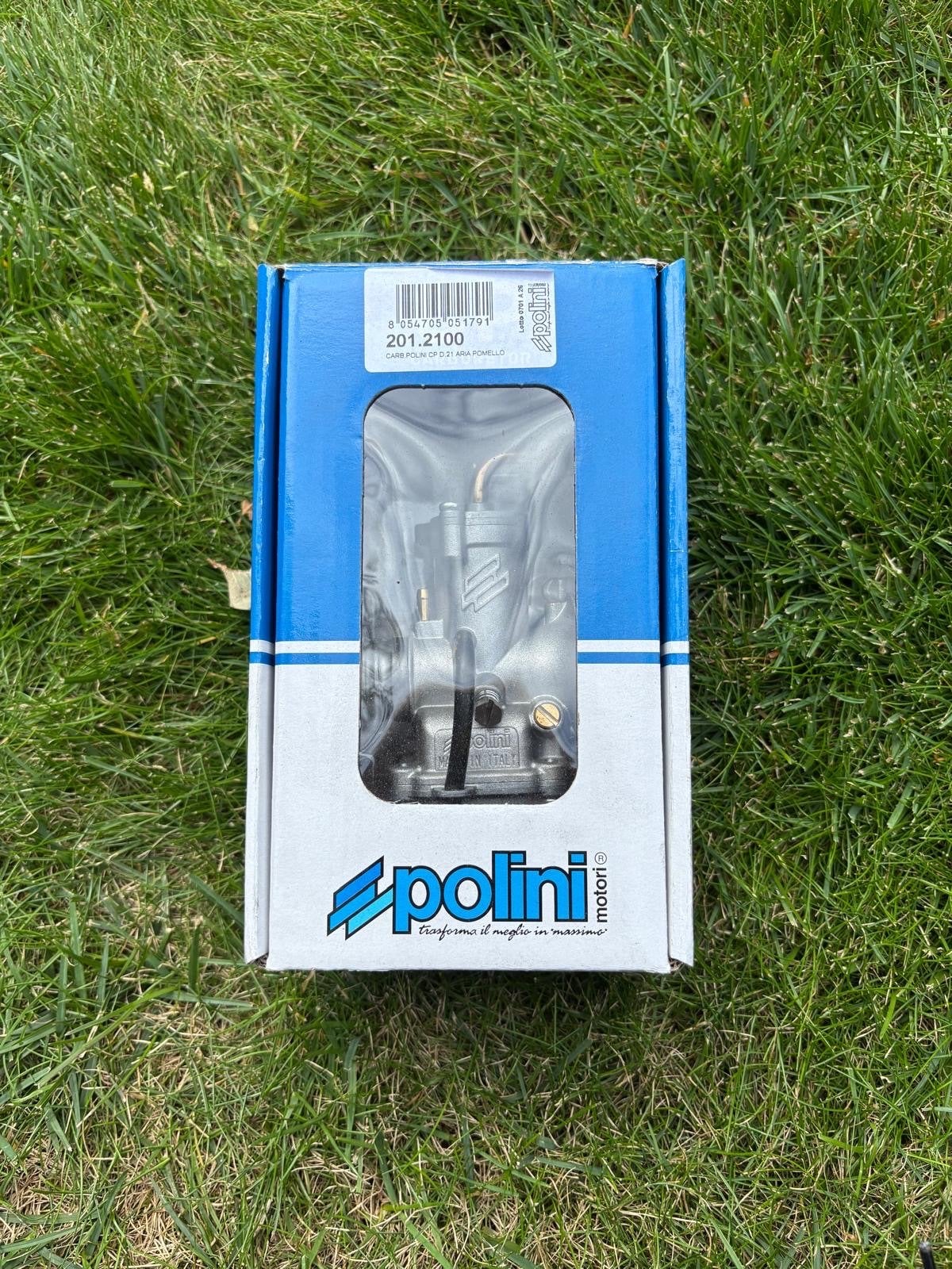 Polini CP 21mm Carburateur met Luchtfilter, Ophalen of Verzenden, Nieuw, Carburateur