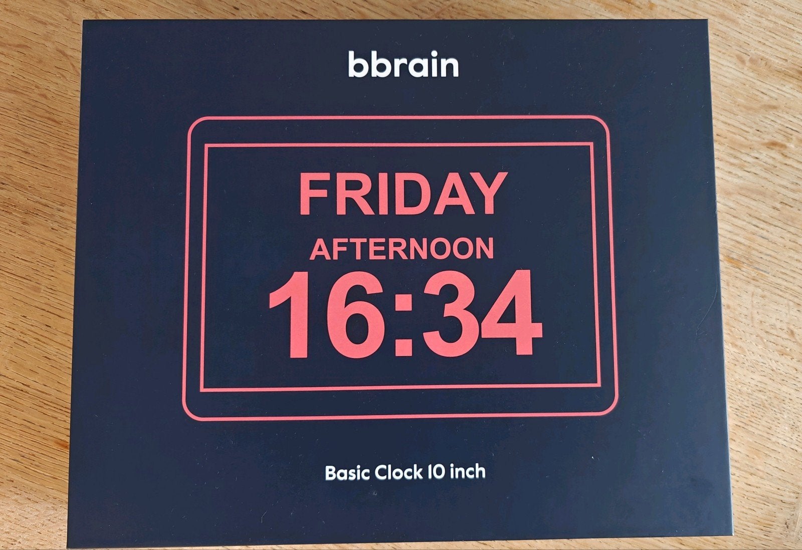 Dementie klok bbrain, Ophalen of Verzenden, Wandklok