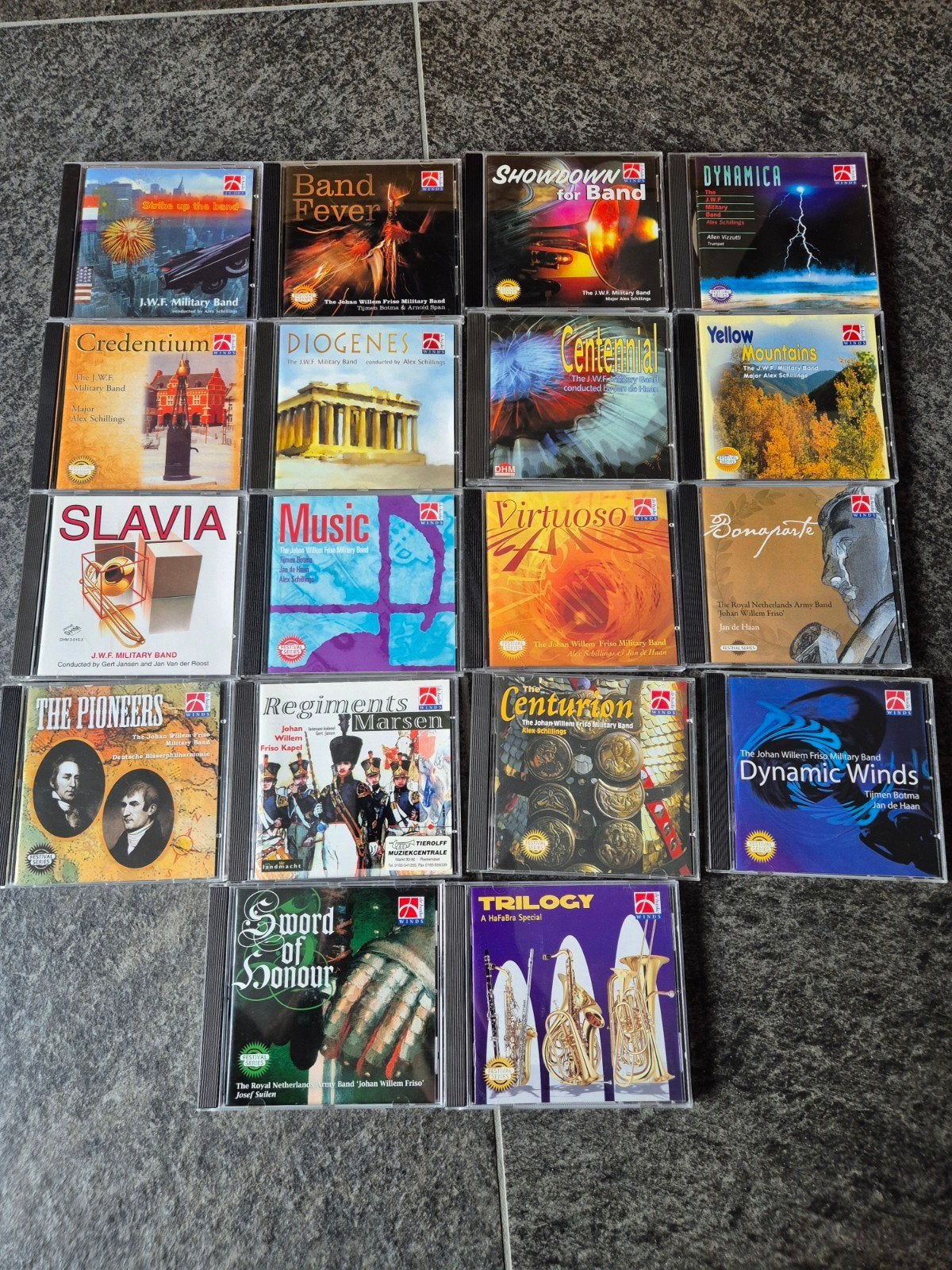 Set CD's Johan Willem Friso Kapel, Blaasorkest/fanfare, Ophalen of Verzenden, Gebruikt, Album