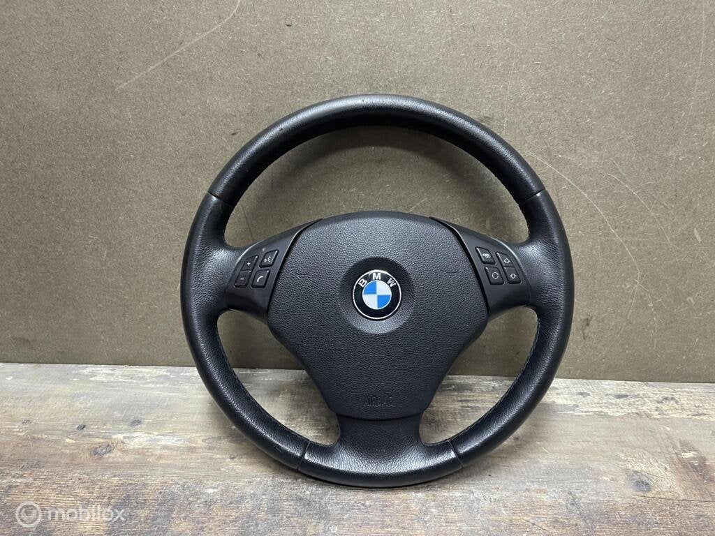Stuur + Airbag BMW 3-serie E90 E91 LCI 320i ('08-'12), Gebruikt, Ophalen of Verzenden, BMW, BMW
