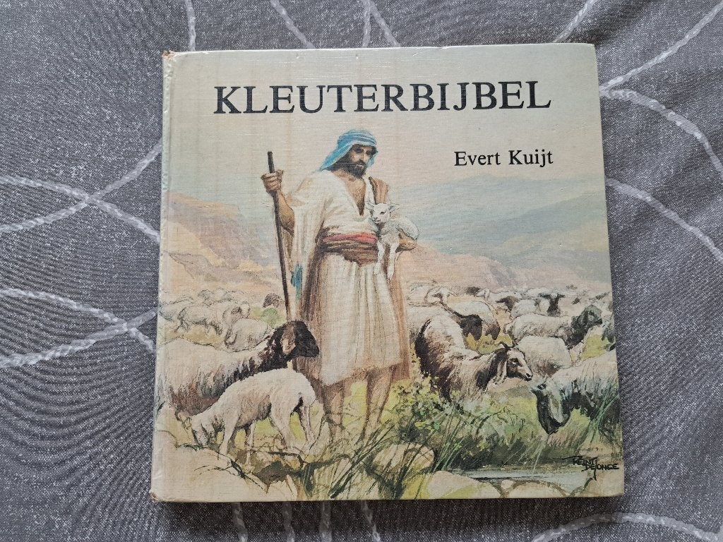 Kleuterbijbel door Evert Kuijt, met mooie platen en vragen, Ophalen of Verzenden, Gelezen, Evert Kuijt, Christendom | Protestants