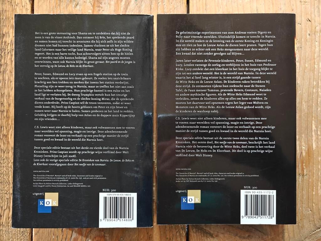 2 X Een omnibus van: De Kronieken van Narnia., Boeken, Ophalen of Verzenden