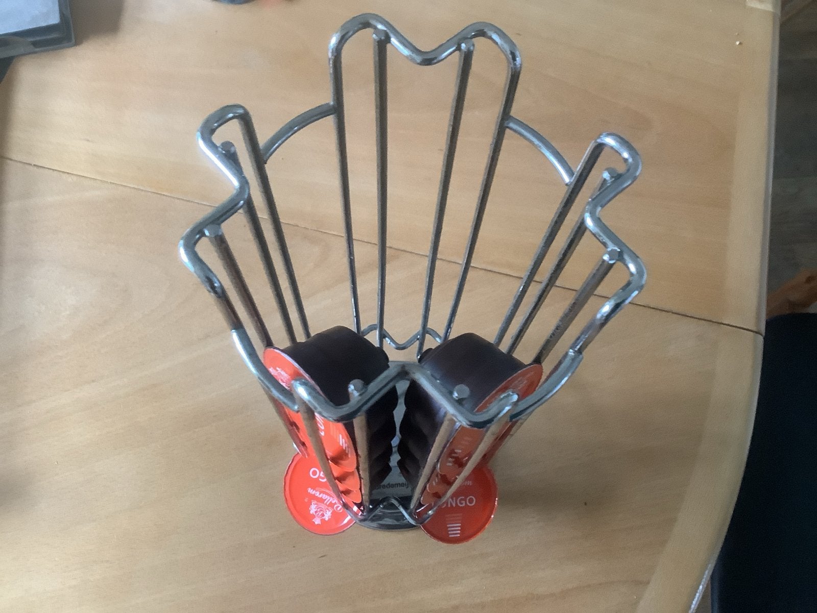 Nespresso capsulehouder - Zilverkleurig metaal, Ophalen, Zilver, Metaal, Overige merken