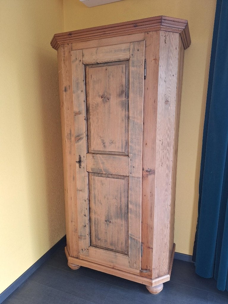 Grenen eendeurskast, Huis en Inrichting, Ophalen, Met deur(en), 50 tot 100 cm, 25 tot 50 cm
