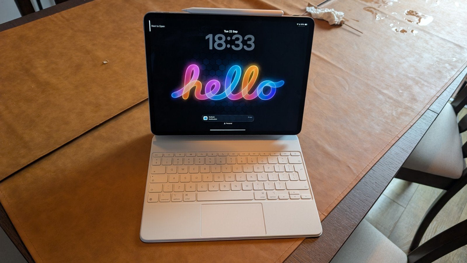 Apple iPad Air 13-inch (M4) 256GB, Computers en Software, Ophalen, Zo goed als nieuw, Grijs, Apple iPad