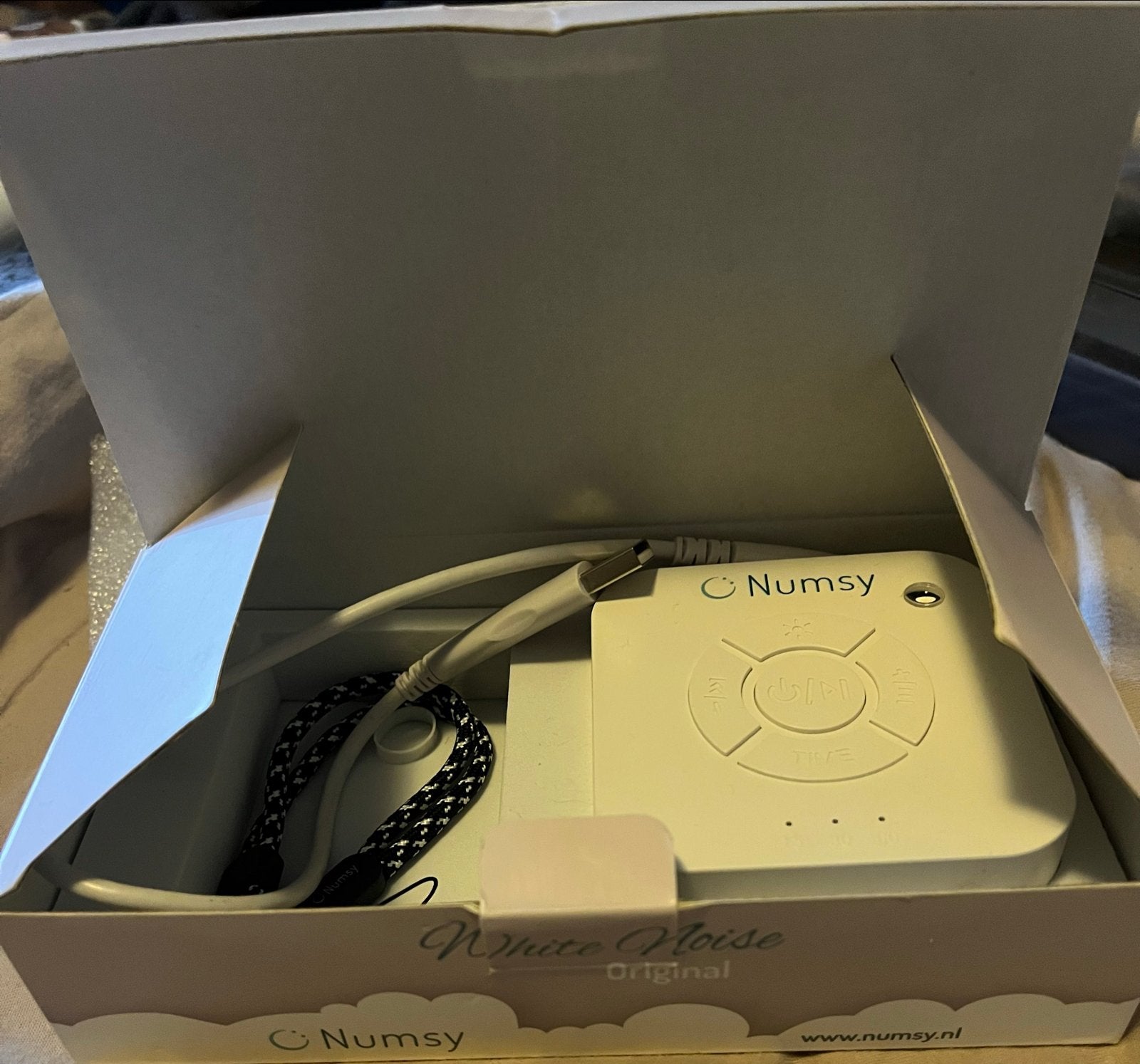 Numsy White Noise Original Slaaptrainer, Ophalen of Verzenden, Zo goed als nieuw, Overige typen, Met geluid