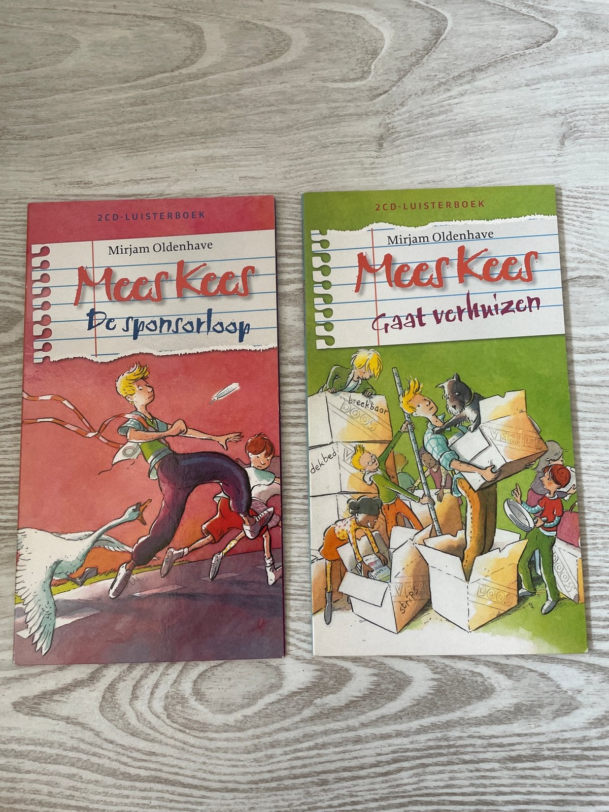 Mees Kees luisterboeken: De sponsorloop & Gaat verhuizen, 5 of 6 jaar, Fictie algemeen, Jongen of Meisje, Ophalen of Verzenden