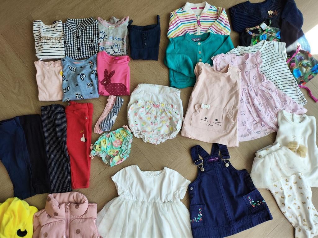 Kleding pakket meisje maat 68 / 74, Ophalen of Verzenden, Zo goed als nieuw
