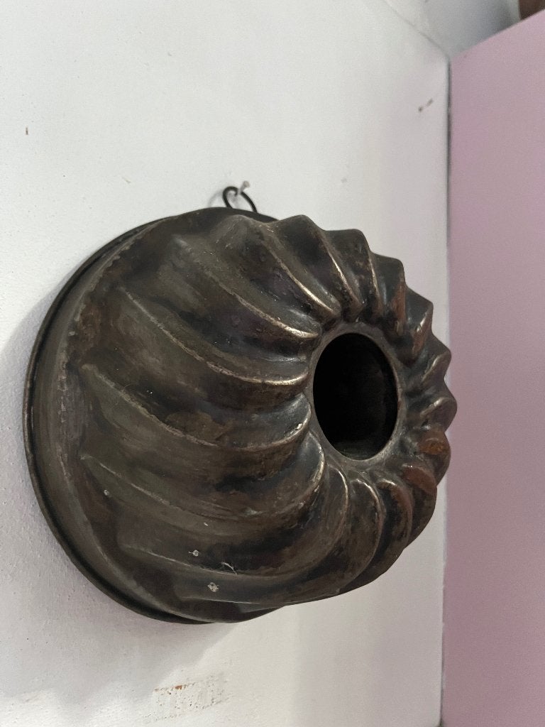 antieke roodkoperen tulbandvorm, Antiek en Kunst, Ophalen of Verzenden, Koper
