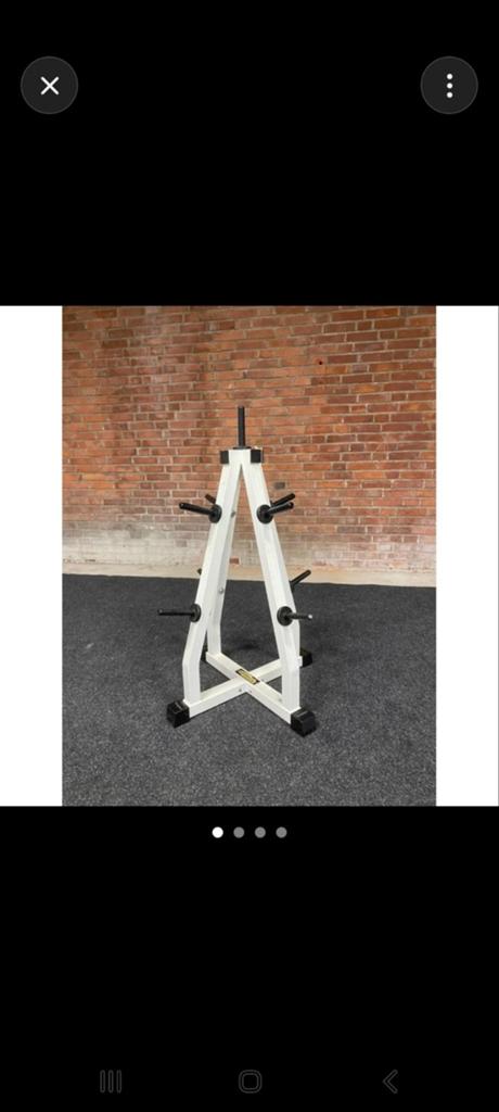 Technogym rack voor barbell schijven., Ophalen, Gebruikt, Overige typen