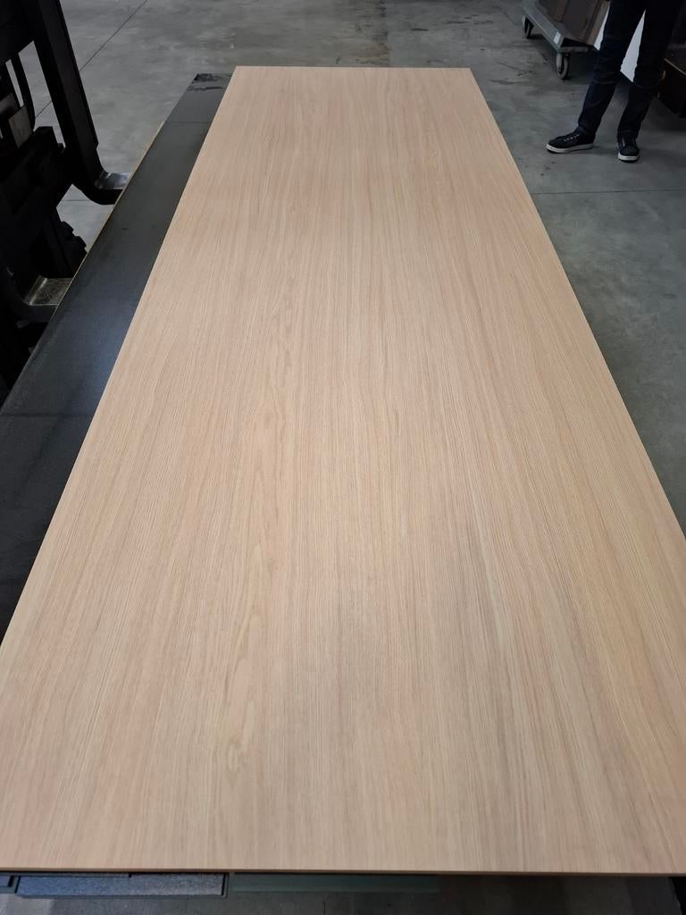 MDF eiken gefineerd 3000x1000mm 18mm dik, Doe-het-zelf en Verbouw, Platen en Panelen, Ophalen, Zo goed als nieuw, Hout, Minder dan 20 mm