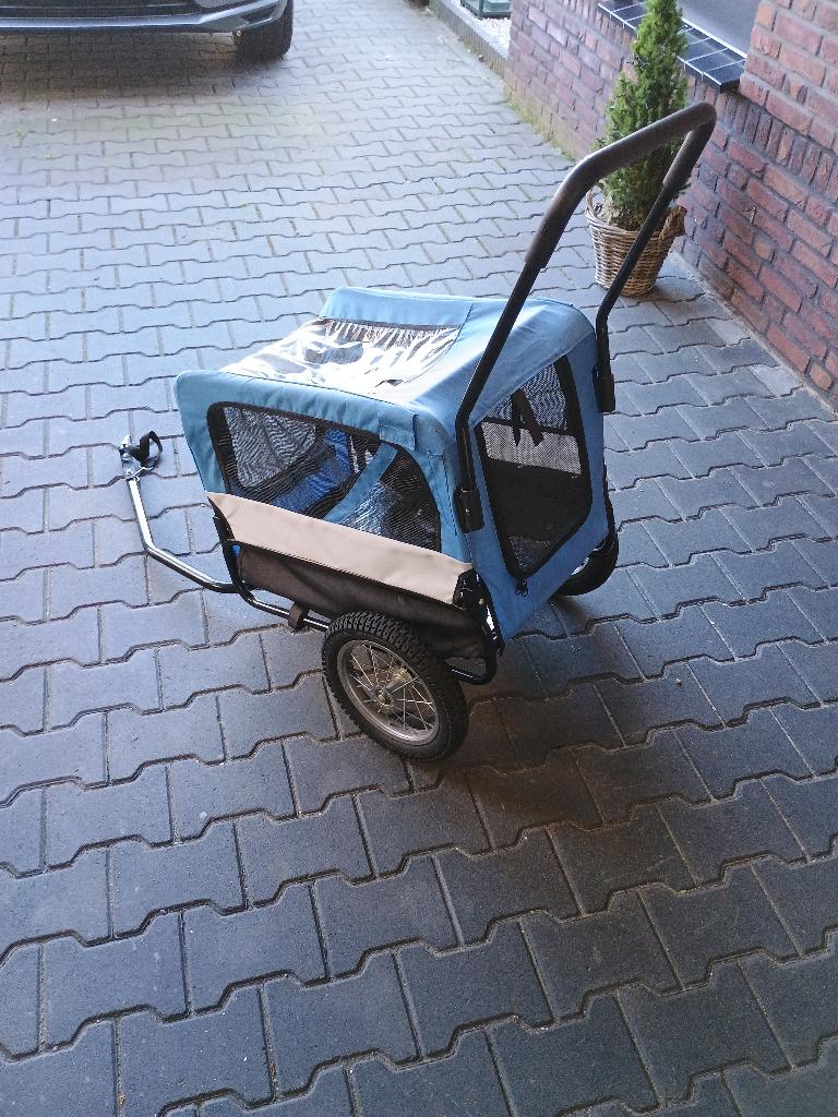 hondenkar z.g.a.n., Fietsen en Brommers, Fietsaccessoires | Aanhangers en Karren, Minder dan 20 kg, Zo goed als nieuw, Hondenkar