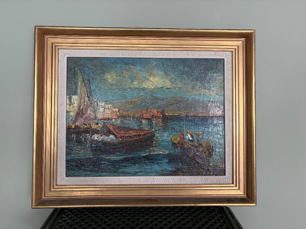 Schilderij Anna Dubsky, Antiek en Kunst, Kunst | Schilderijen | Klassiek, Ophalen, Maritiem / water, Olieverf, Klassiek