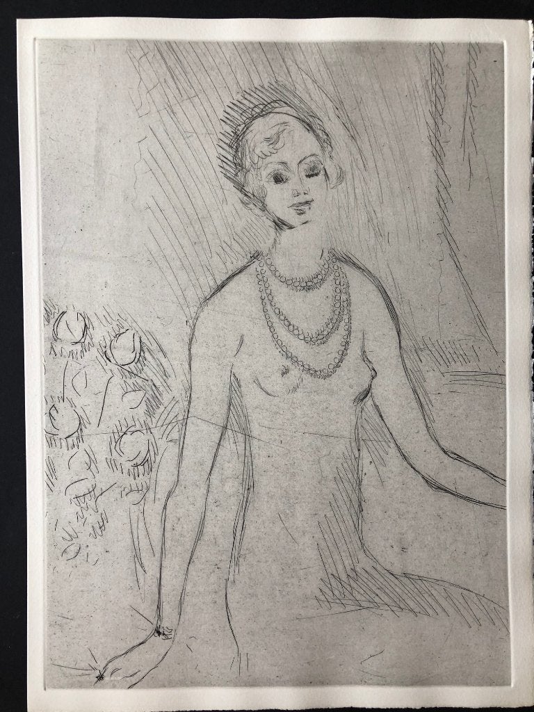Kees van Dongen ets, Ophalen of Verzenden