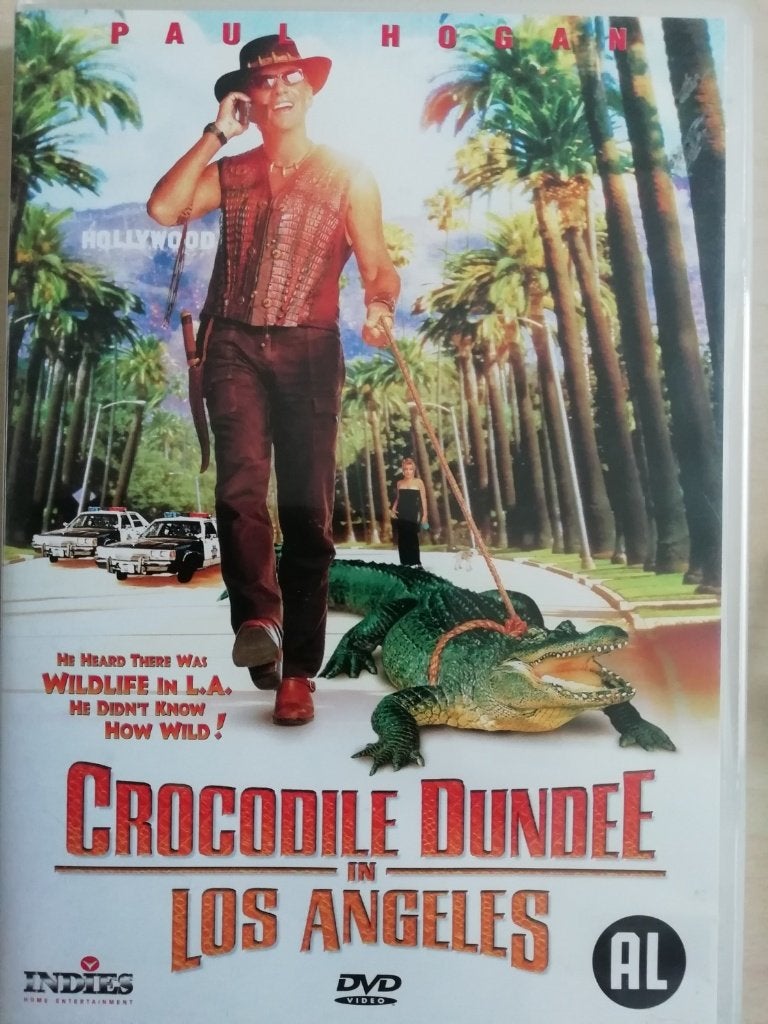 crocodile dundee in los angels - deel 3, Alle leeftijden, Ophalen of Verzenden, Zo goed als nieuw, Overige genres