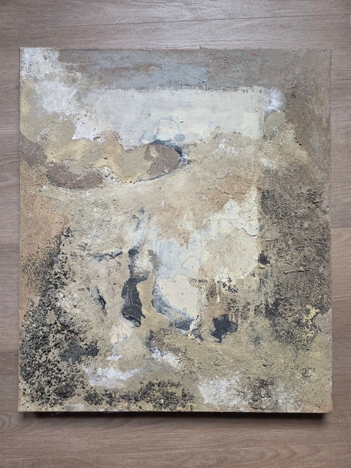 Abstract schilderij "ASWERK 5" van Rob van Leeuwen, Ophalen