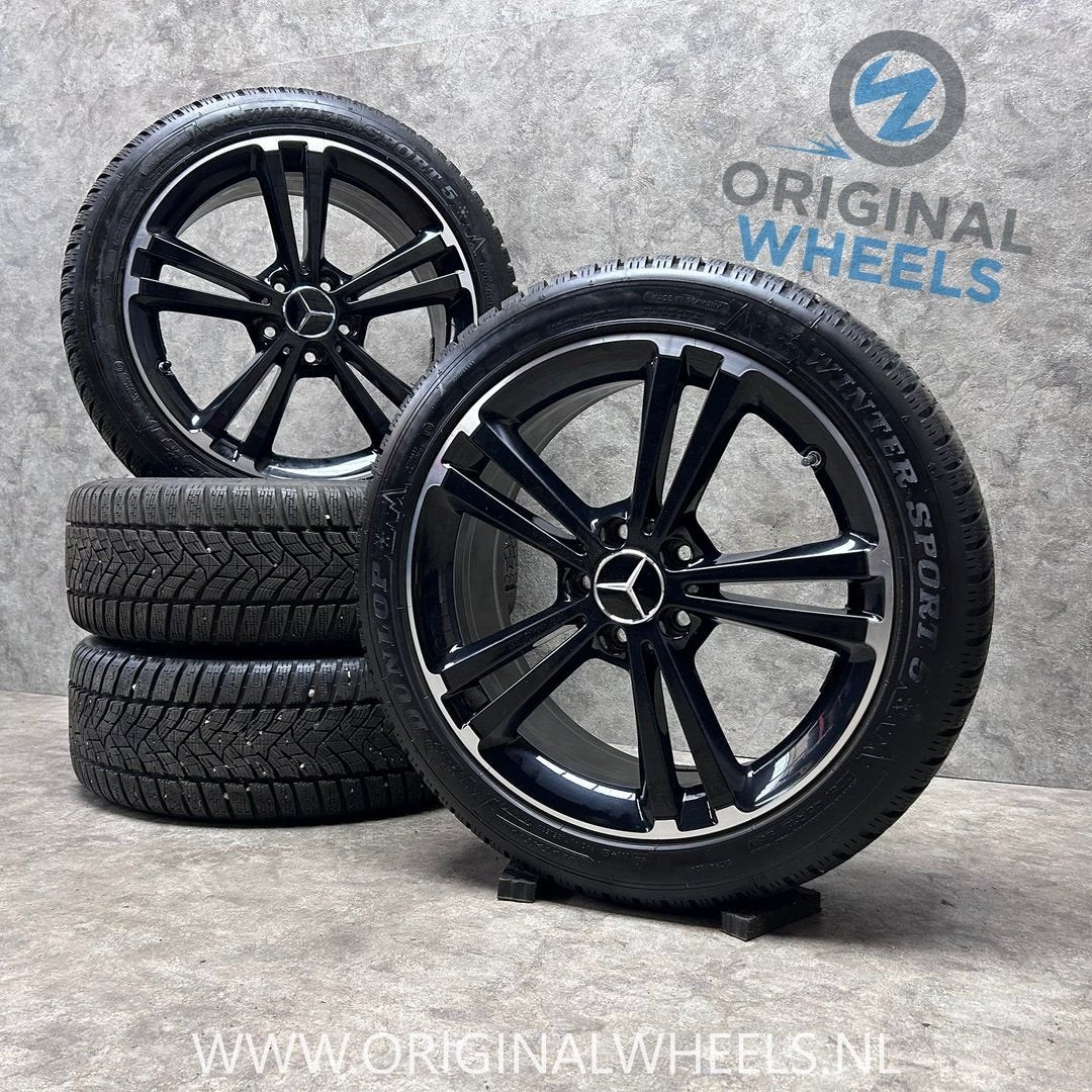 ✅ 18 inch originele velgen winterbanden MB A B klasse CLA, Auto-onderdelen, 18 inch, Gebruikt, -, -