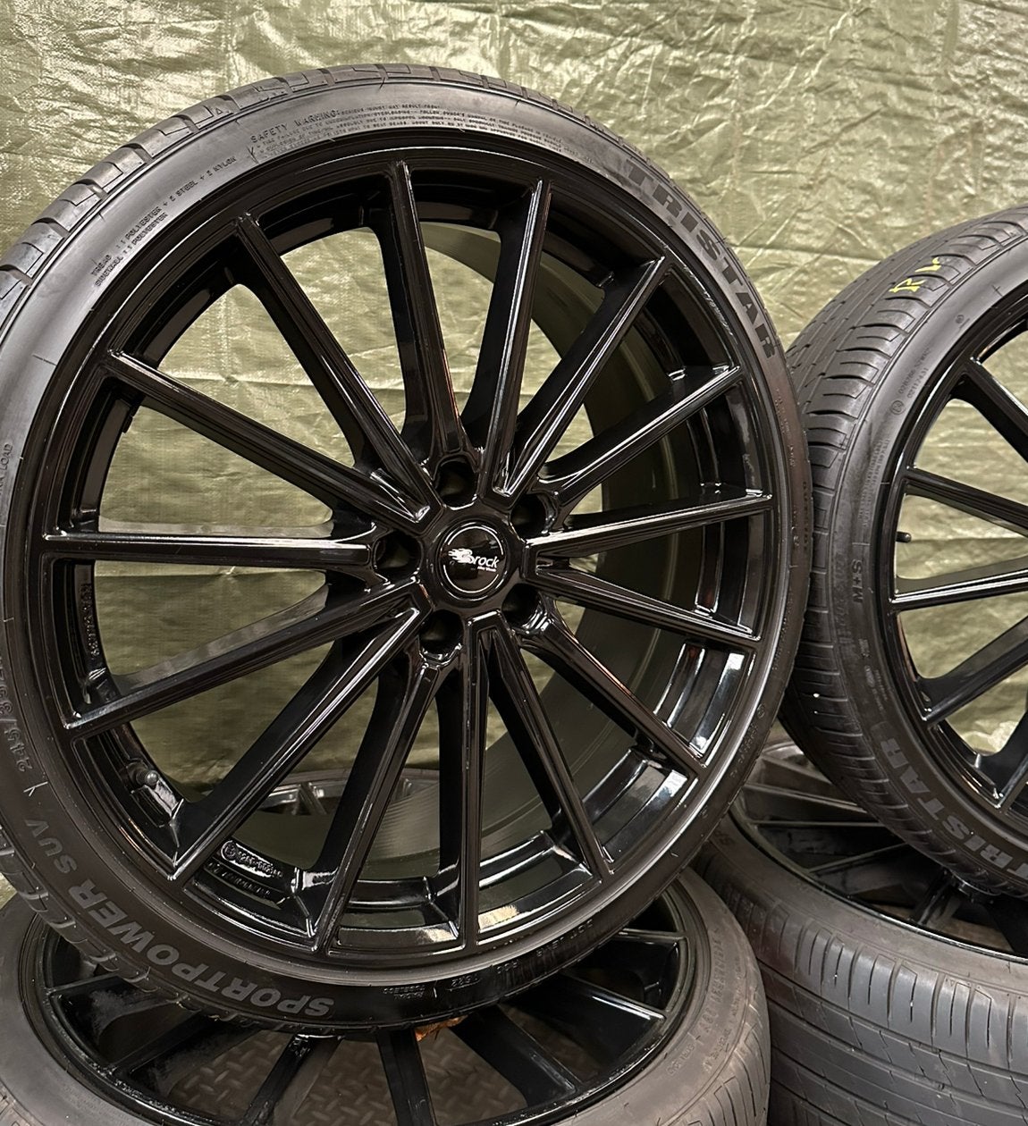 21 Inch Audi / VW / Mercedes velgen met Zomerbanden, Ophalen, 21 inch, Zomerbanden, Velg(en)