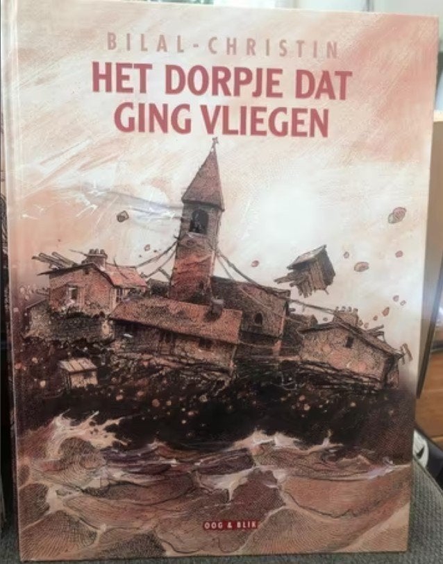 het dorpje dat ging vliegen bilal z1, Boeken, Stripboeken, Eén stripboek, Ophalen of Verzenden, Zo goed als nieuw