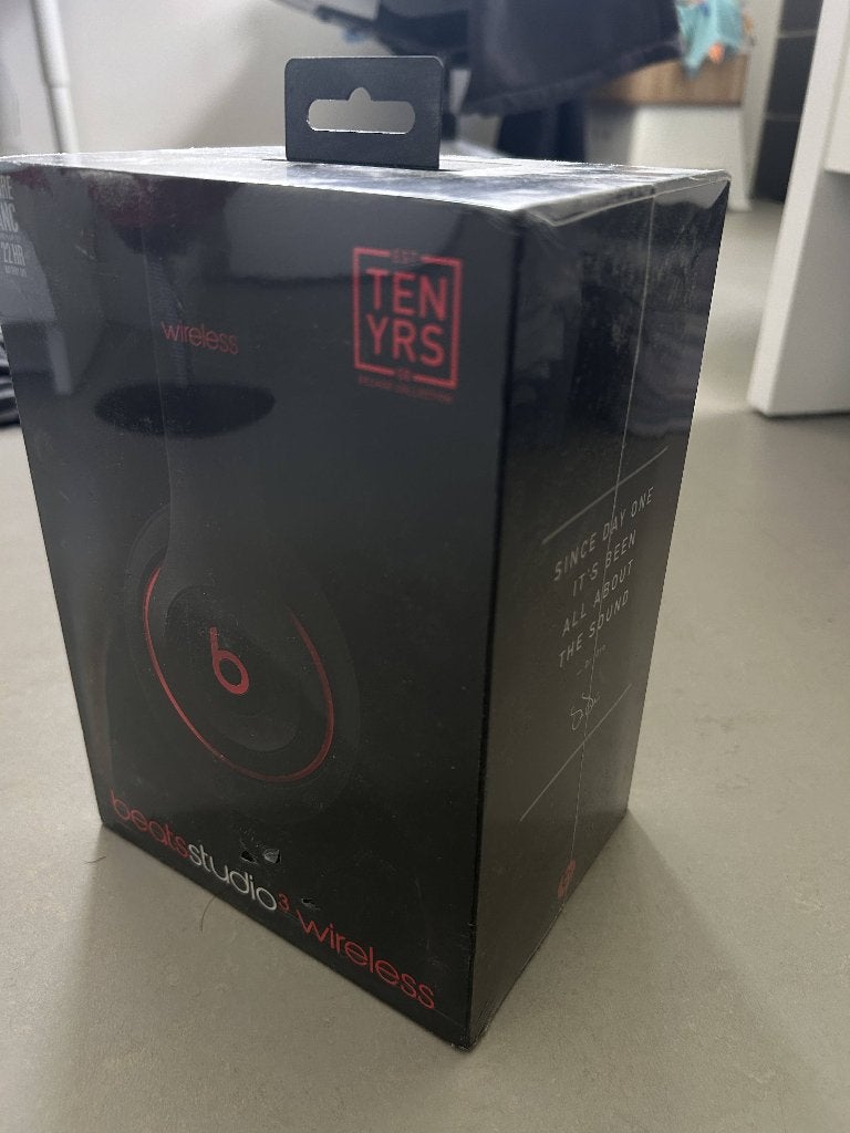 Beats studio 3 wireless (zwart met rode accenten), Audio, Tv en Foto, Koptelefoons, Ophalen, Beats, Overige typen, Nieuw