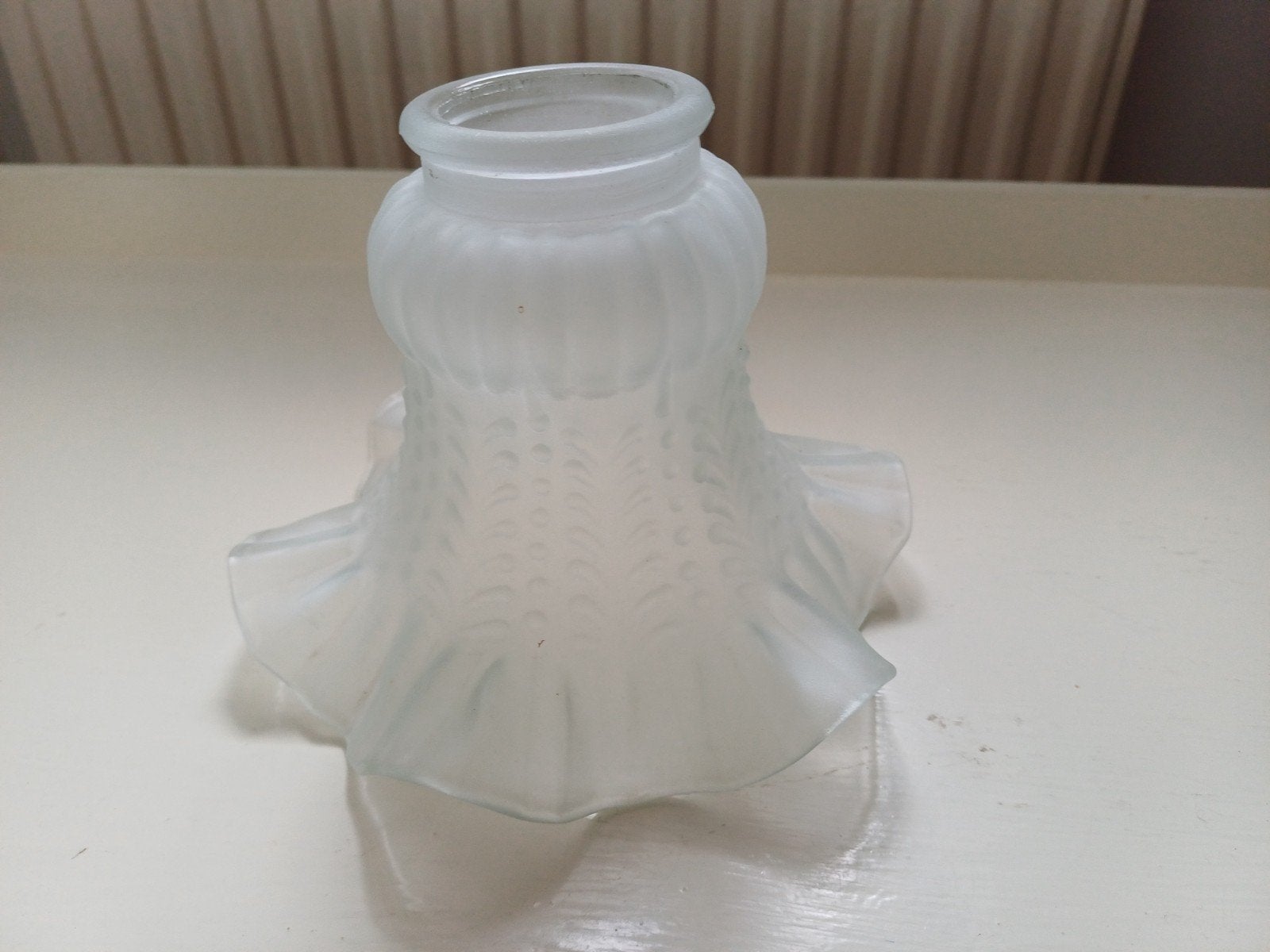 Vintage glazen lampenkapje, Ophalen of Verzenden