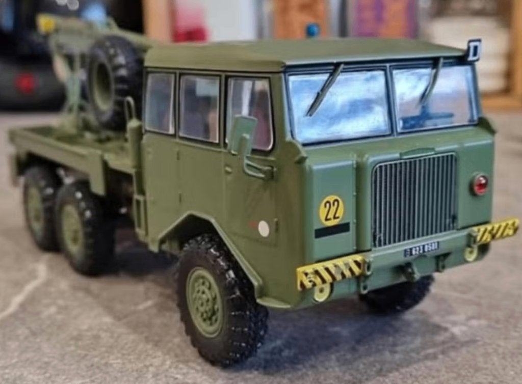 BERLIET TBU 15 6X6 Leger TAKEL Truck 1/43 serie Berliet # 92, Verzenden, Nieuw, Bus of Vrachtwagen, Overige merken