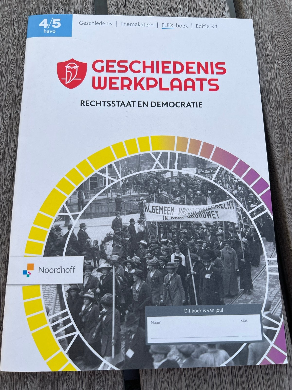 Geschiedenis Werkplaats: Rechtsstaat en Democratie (HAVO), Boeken, Ophalen of Verzenden, Zo goed als nieuw, HAVO, Geschiedenis