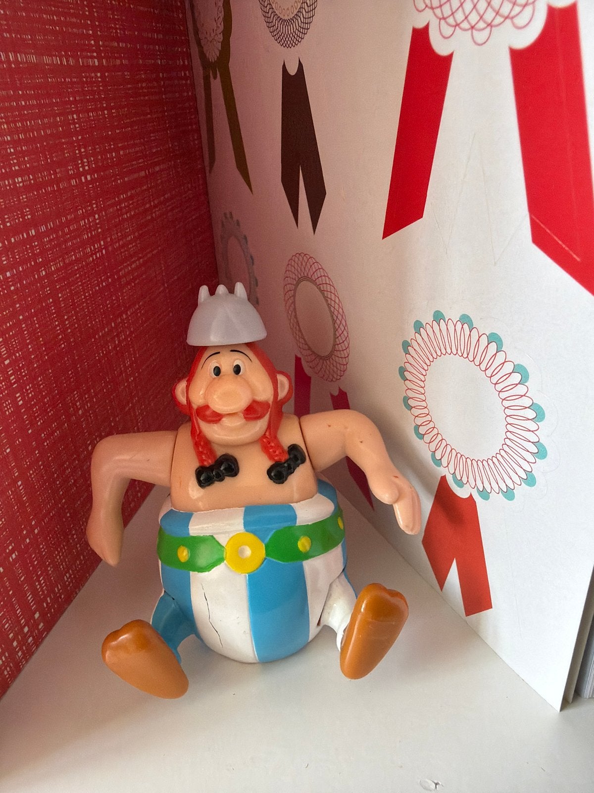 Obelix McDonald's Happy Meal Figuur 1994, Ophalen of Verzenden, Gebruikt