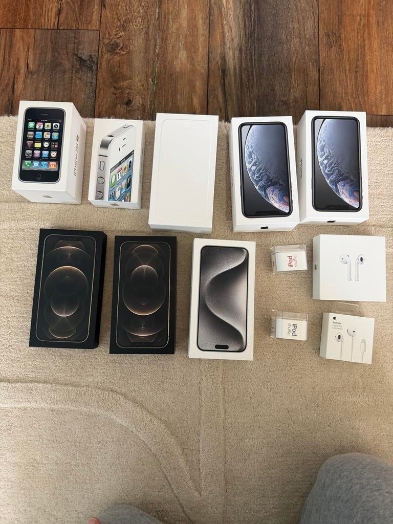 Apple iPhone Doosjes - 3G t/m 15 Pro (Diverse Modellen), Telecommunicatie, Mobiele telefoons | Apple iPhone, Ophalen, Zwart, IPhone 3G