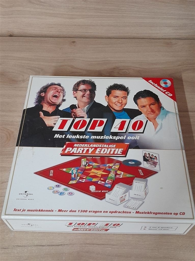 Top 40 spel - party editie - s5316, Hobby en Vrije tijd, Verzenden, Zo goed als nieuw