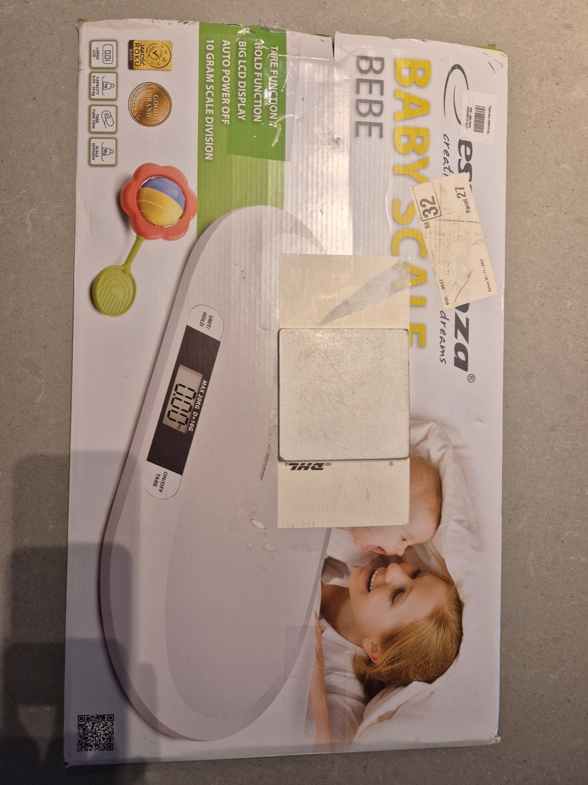 Babyweegschaal - Slechts 1x gebruikt Esperanza, Ophalen, 1 tot 500 gram, Overige typen, 10 tot 50 kg