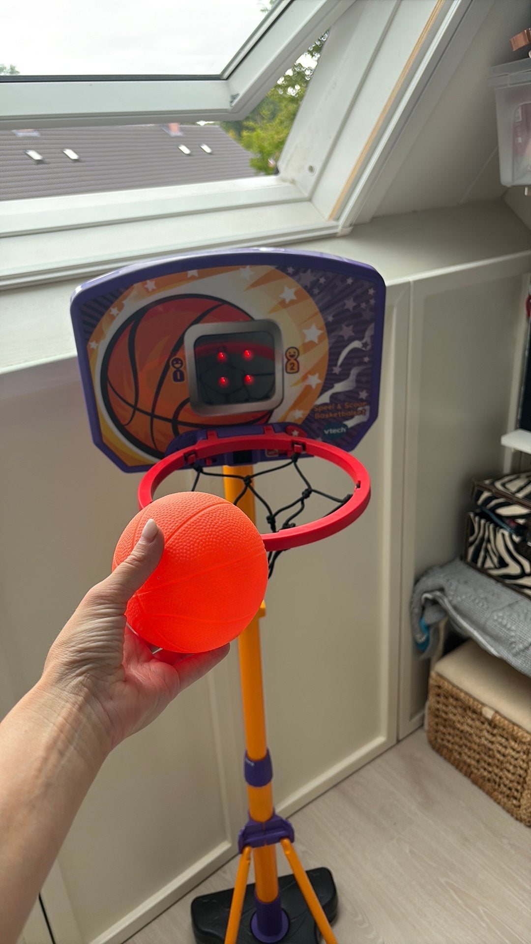 Vtech basketbal spel, Ophalen, Zo goed als nieuw, Bal