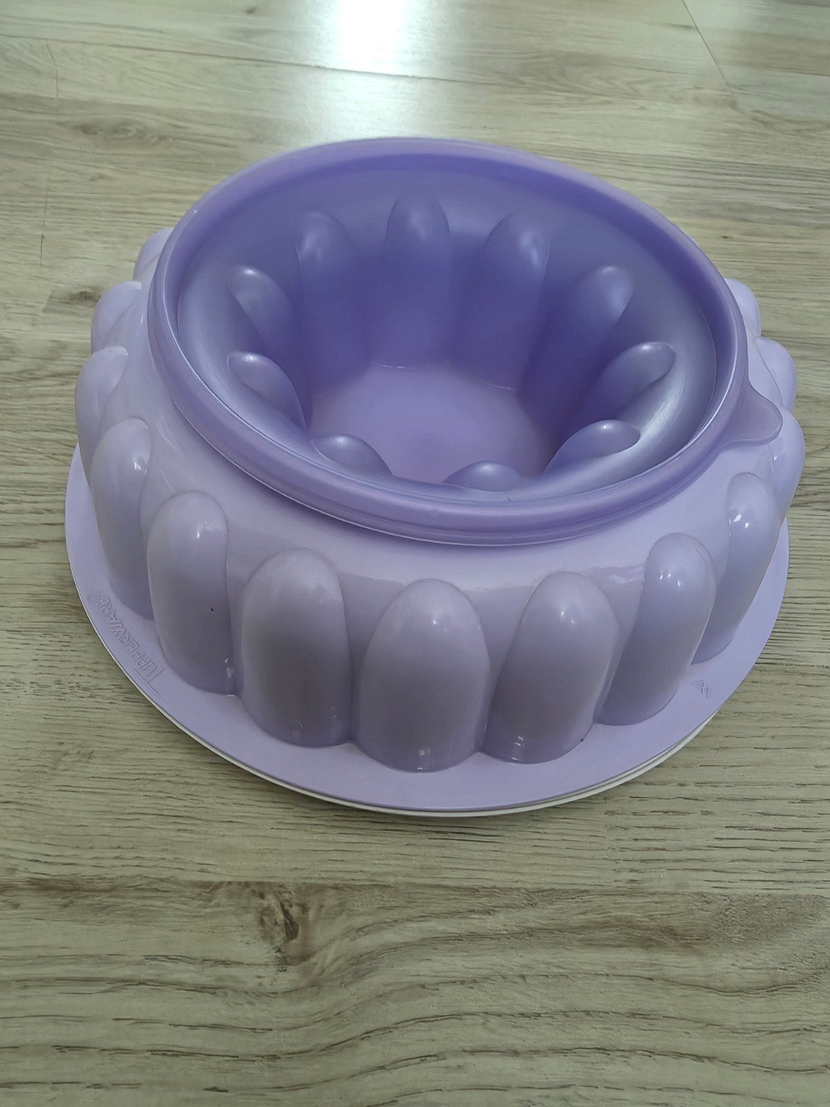 Puddingvorm 3-delig - Diameter 23cm, Ophalen of Verzenden, Gebruikt, Paars, Overige typen