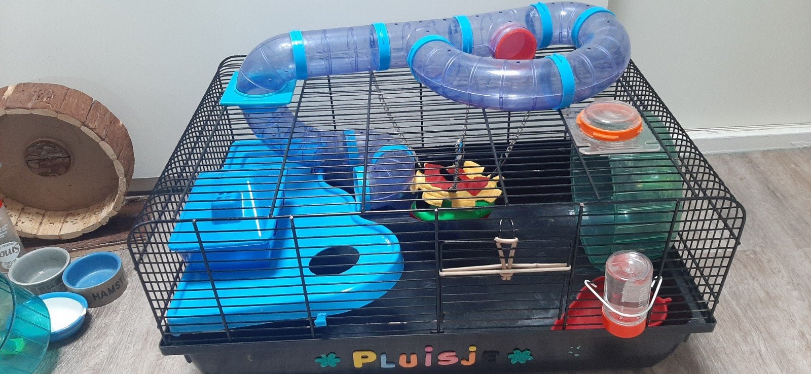 Hamsterkooi met accessoires, Ophalen, Gebruikt, Overige typen