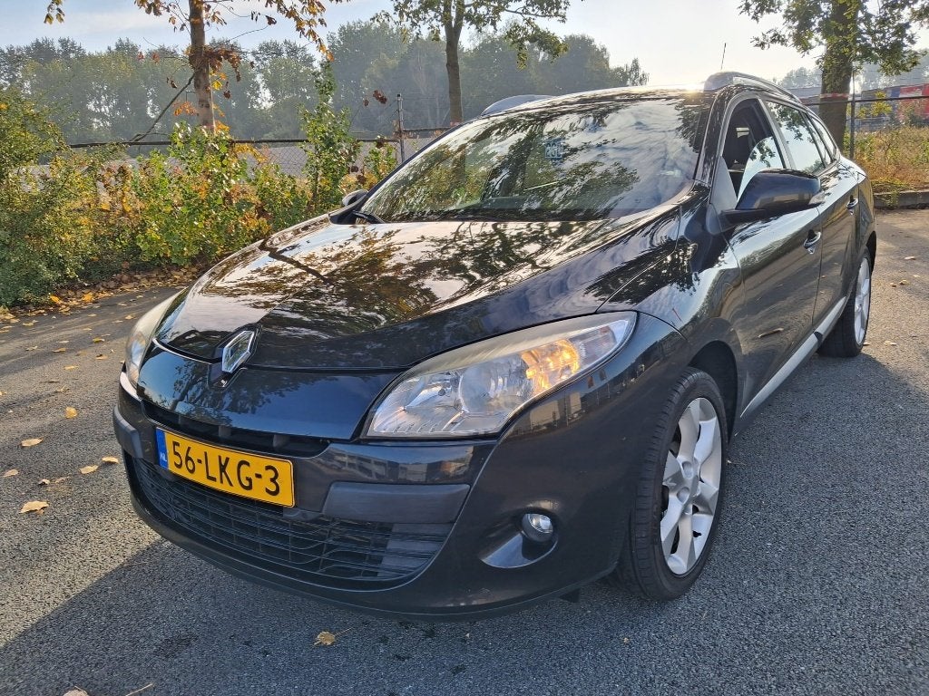 Renault Mégane 1.4 16V TCE 96KW Estate 2010 Zwart, Auto's, Voorwielaandrijving, 657 kg, 4 cilinders, Zwart